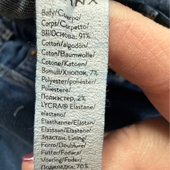 SPANX Denim Flare Jeans Size 2X Midnight Blue - Picture 9 of 9